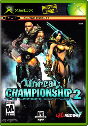 Unreal Championship 2 - The Liandri Conflict (USA, Europe) 2D Box Front